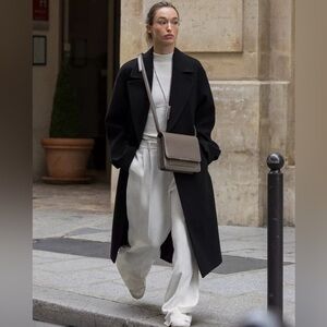 Zara Classic Black Pea Coat